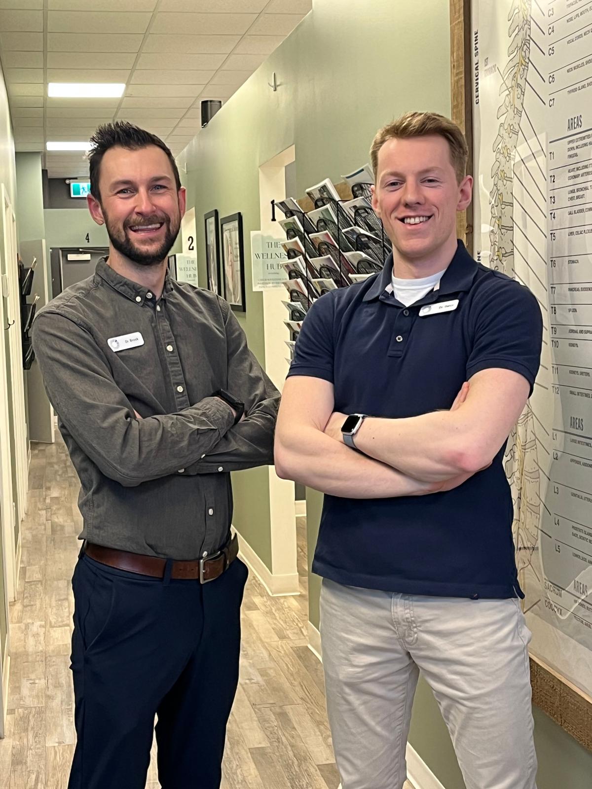 Dr. Brock Jaeb and Dr. Darcy Hiebert